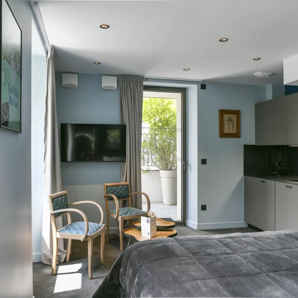 chambre 11 hebergement avec kitchenette aiguebelette savoie