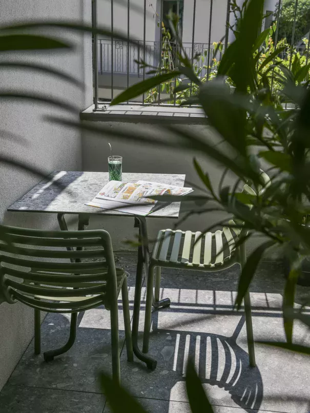 room 11 accommodation savoie terrace aiguebelette