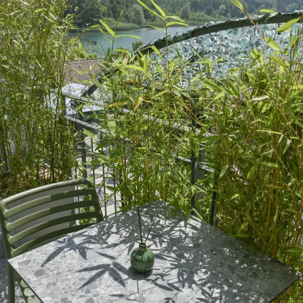chambre 21 balcon vue lac aiguebelette location savoie