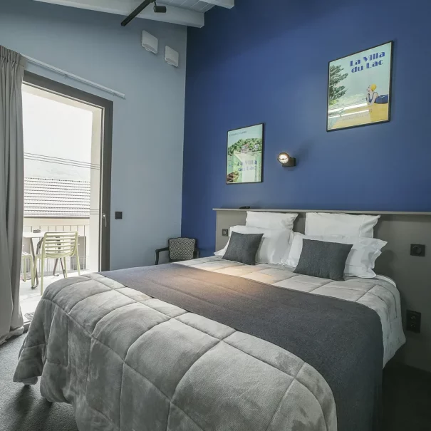 chambre 22 location aiguebelette savoie vue lac