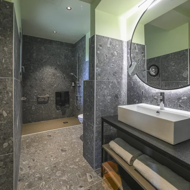 chambre 23 salle de bain spacieuse accessible savoie location
