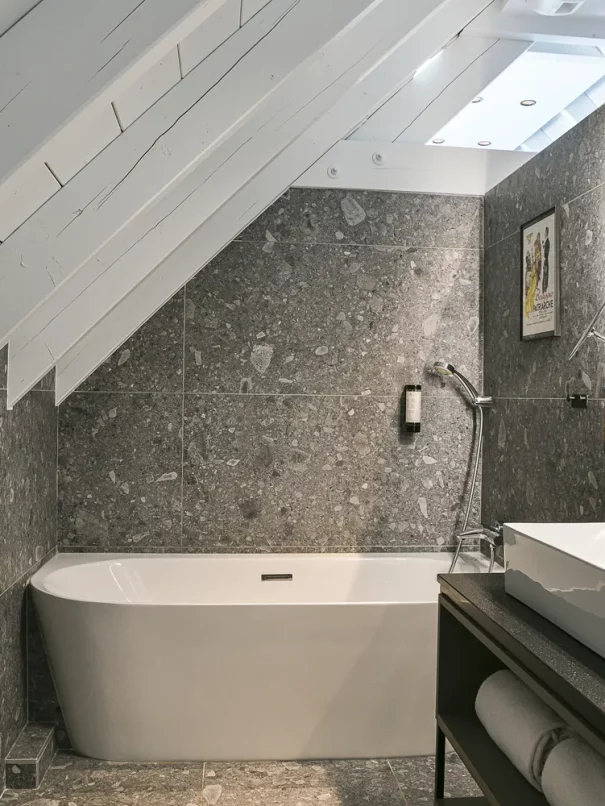 chambre 33 salle de bain elegante location savoie aiguebelette