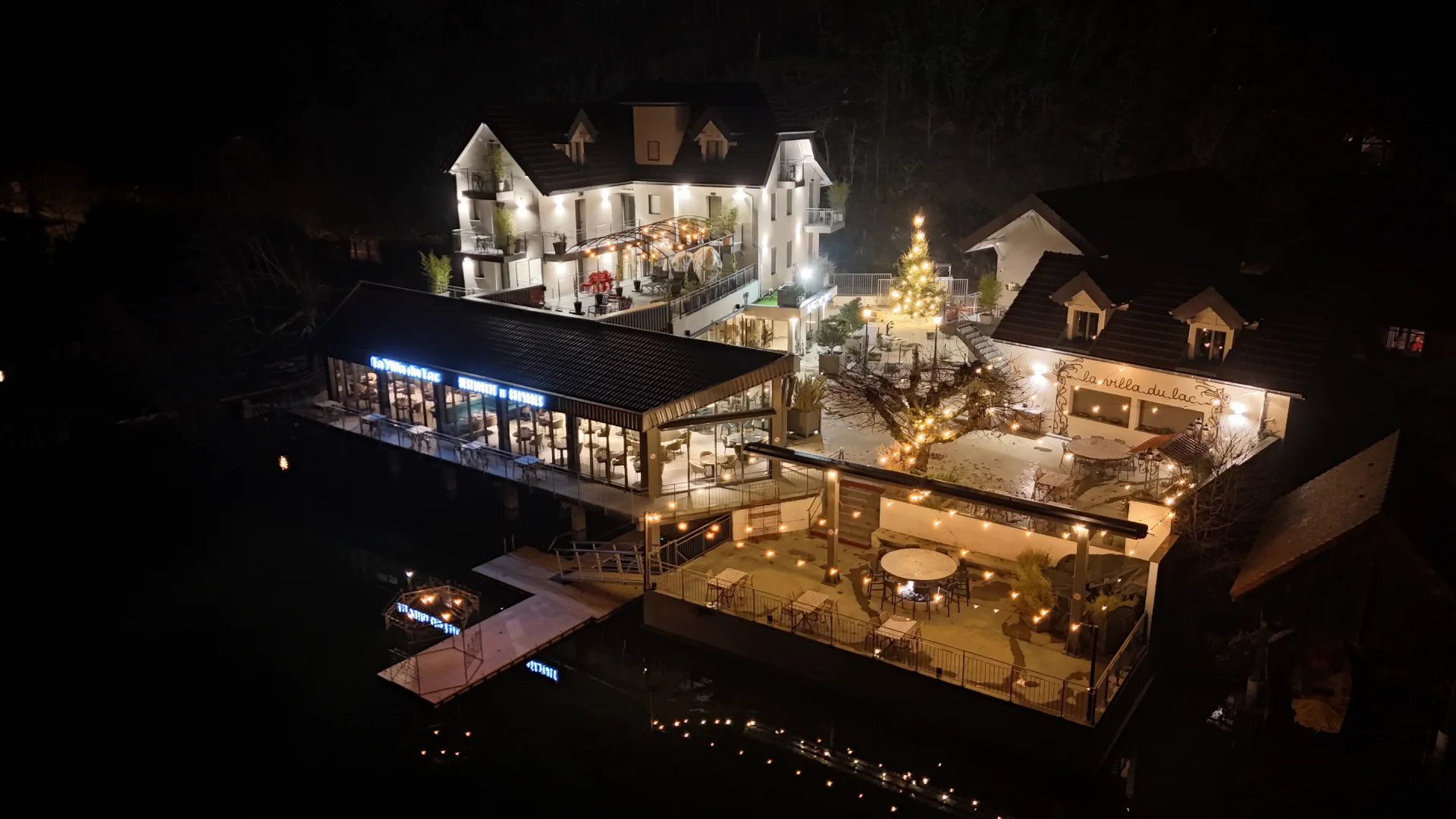 repas fin annee la villa du lac