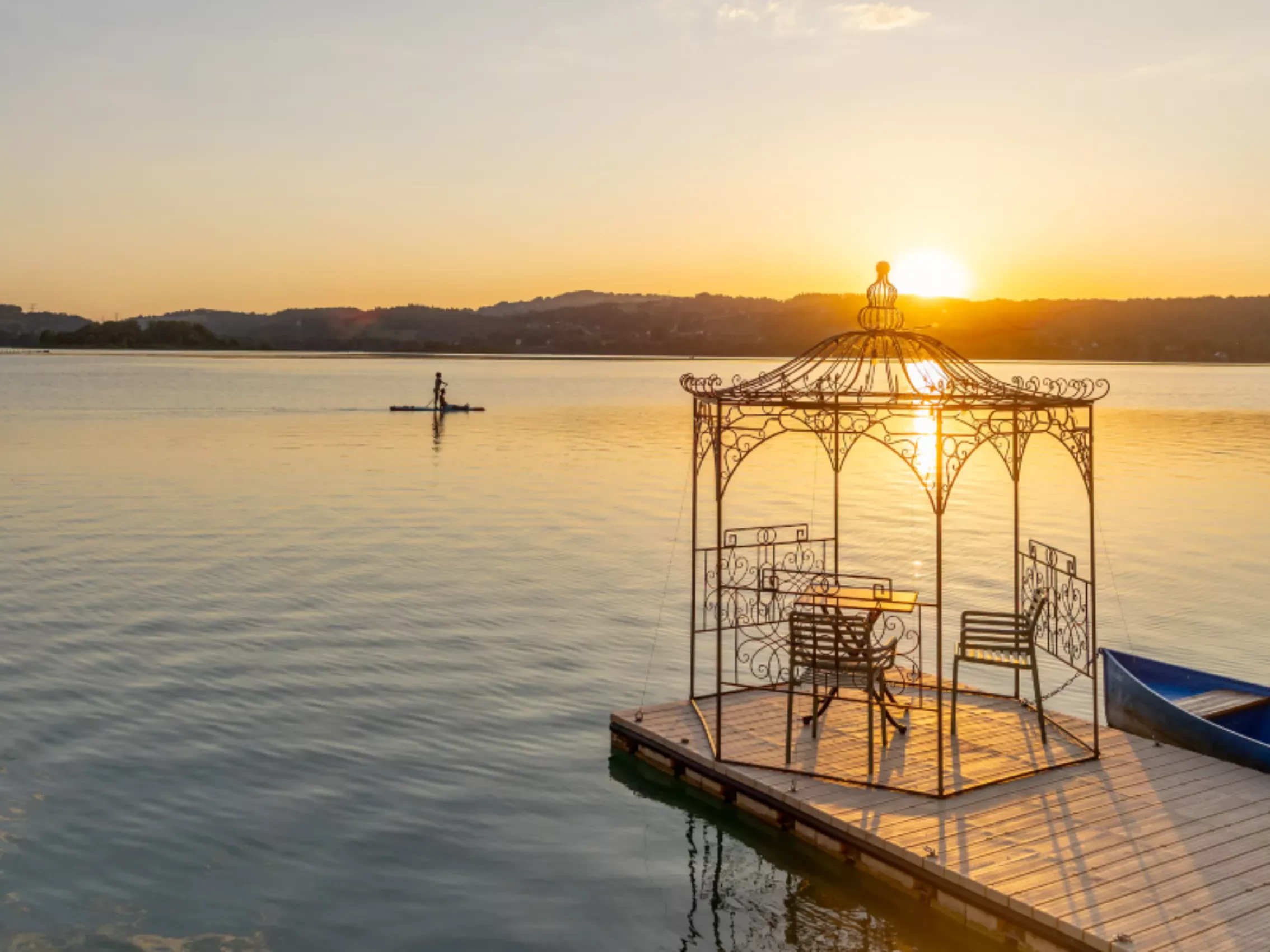 coucher de soleil aiguebelette