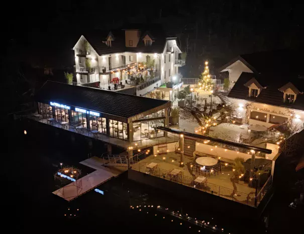 Réveillon du Nouvel An en Savoie : un dîner raffiné au restaurant La Villa du Lac