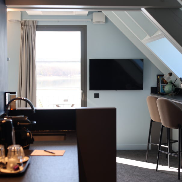 Chambre 33 nouvelle disposition - suite vue lac avec kitchenette- Savoie