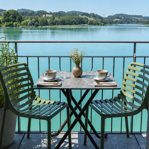 villa du lac aiguebelette suite vue lac balcon privatif chambre 33