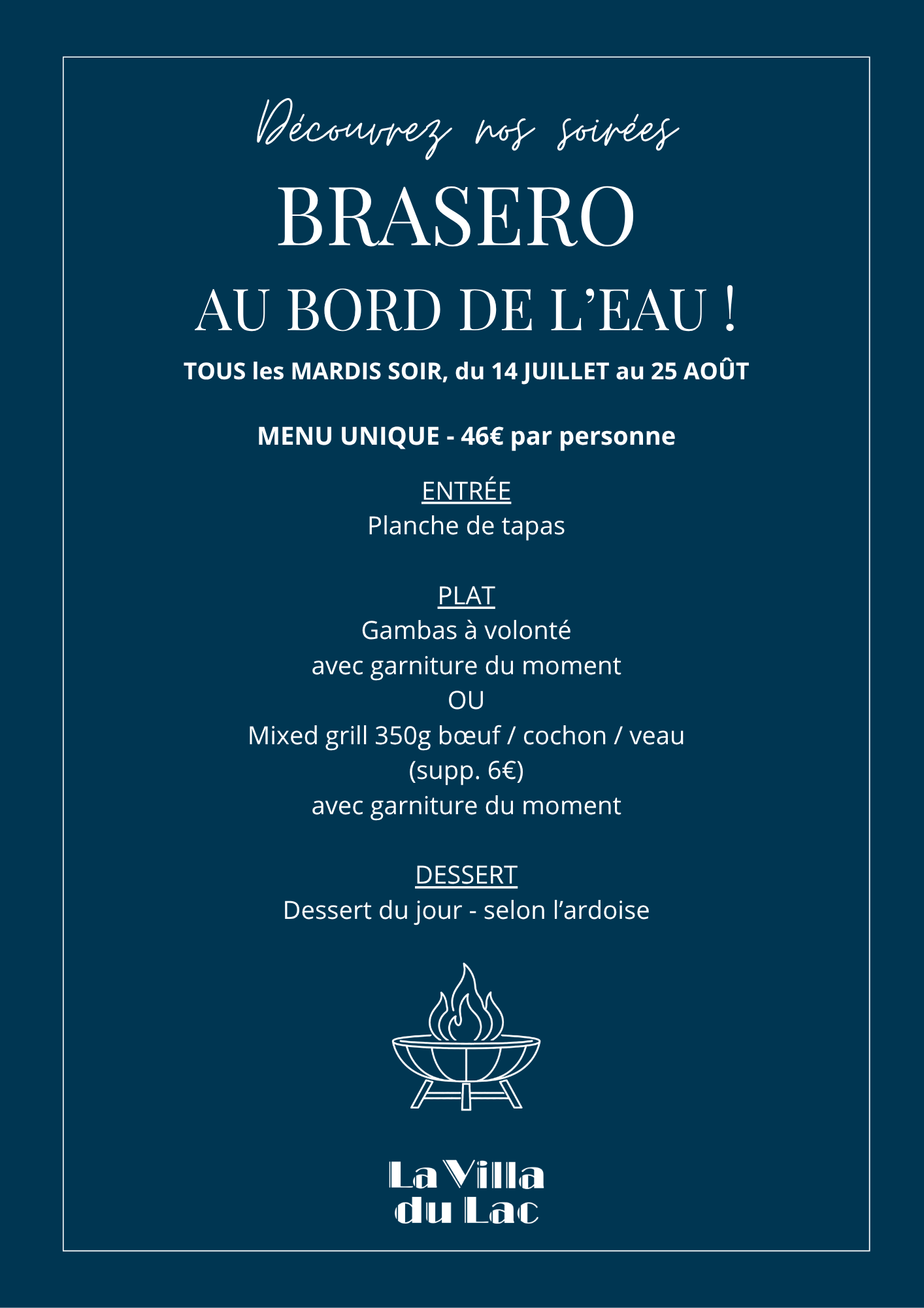 SOIRÉES BRASERO SITE INTERNET