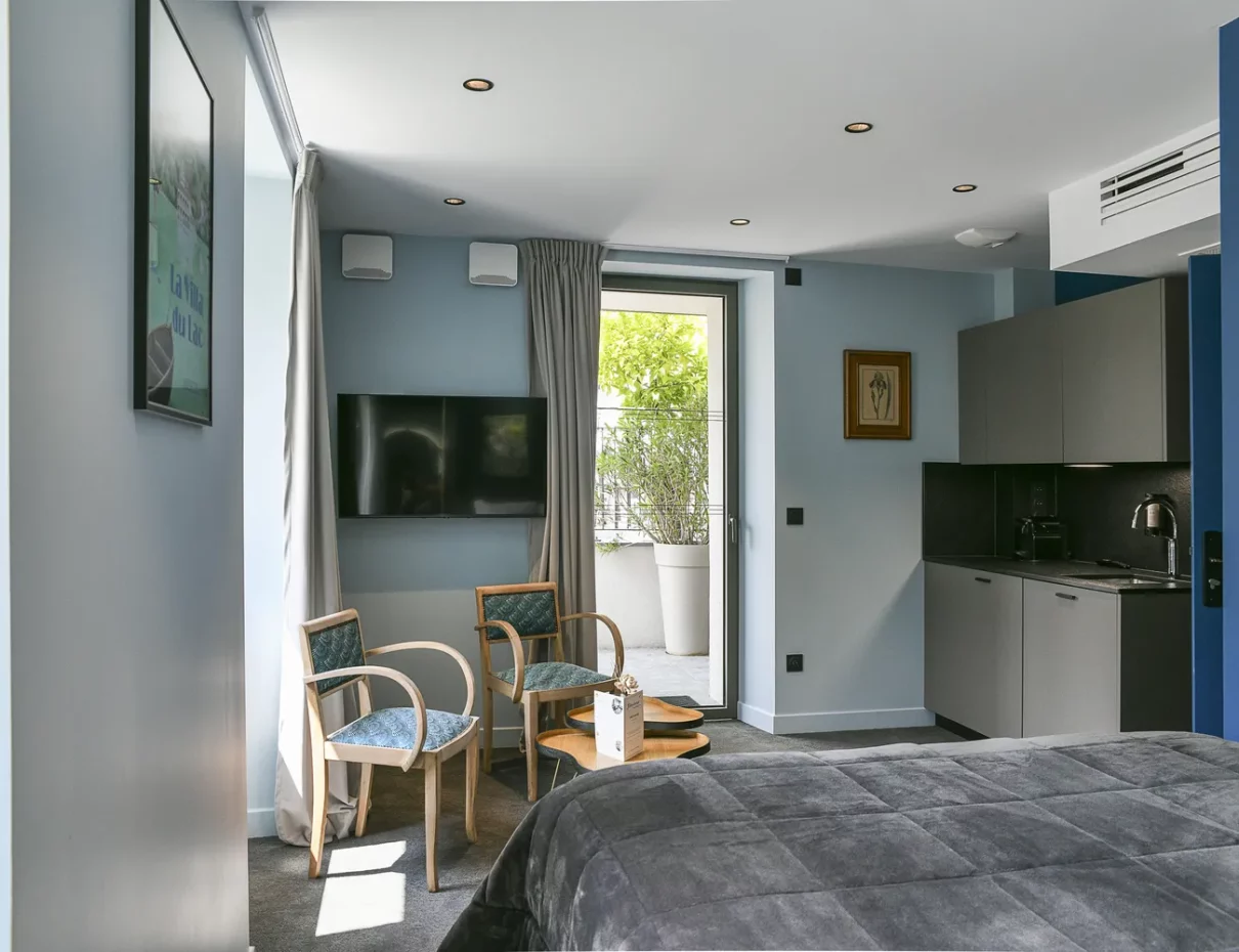 chambre 11 hebergement avec kitchenette aiguebelette savoie