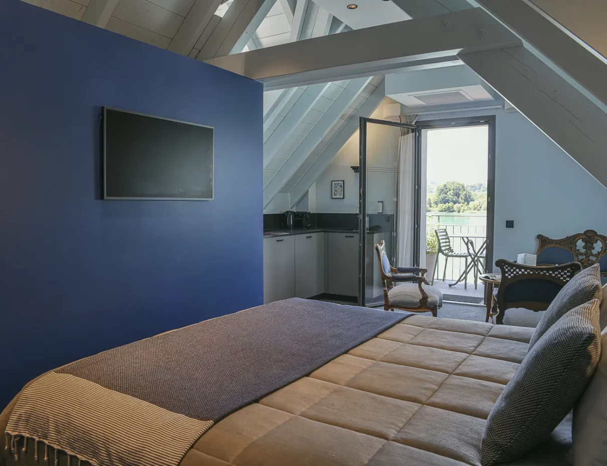 Room 33 rental with view of Lake Aiguebelette, Savoie accommodation