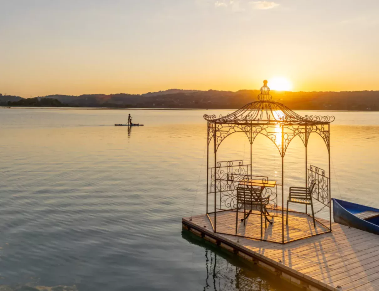 coucher de soleil aiguebelette